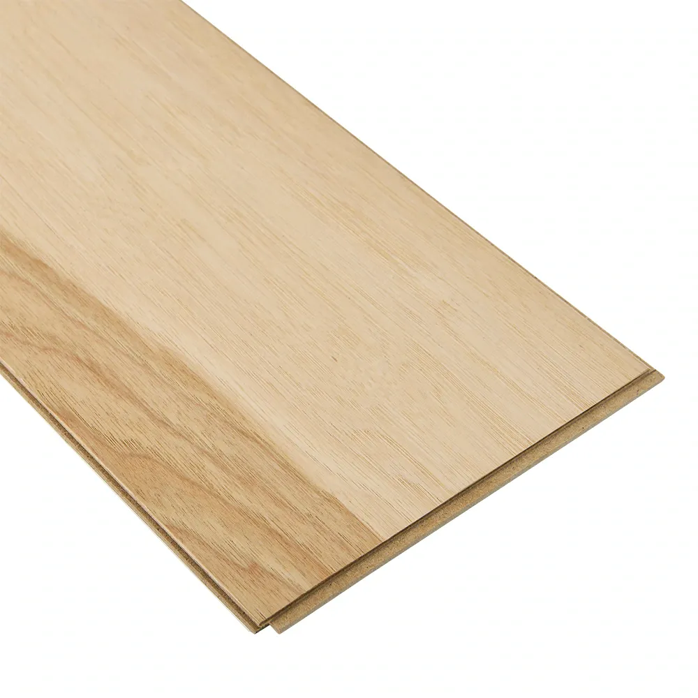 Natural wood board reference sample showing the surface grain and layered edge